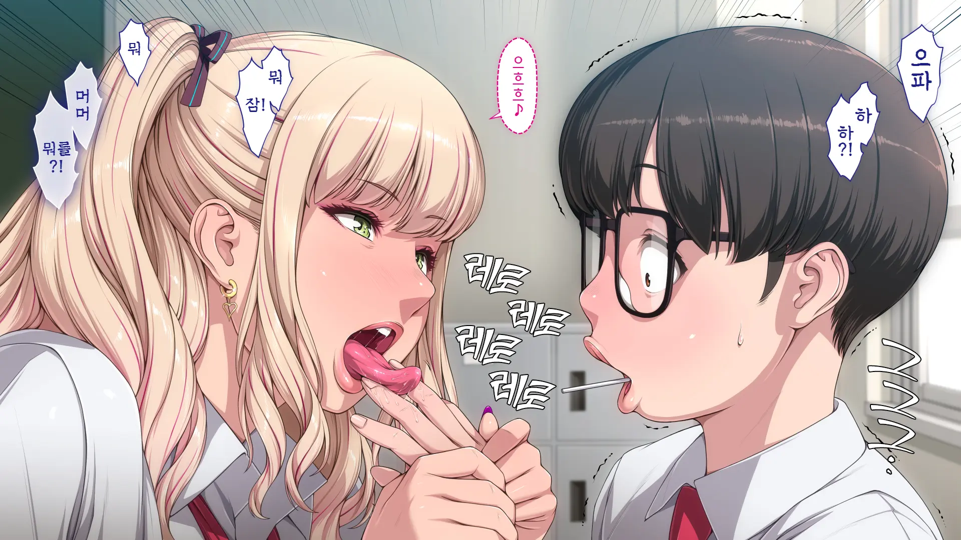 Manabiya Slut Yariman JK No H Na Gakuen Seikatsu Zenpen | 마나비야 거침없이 걸레 JK의 H스런 학교생활 전편